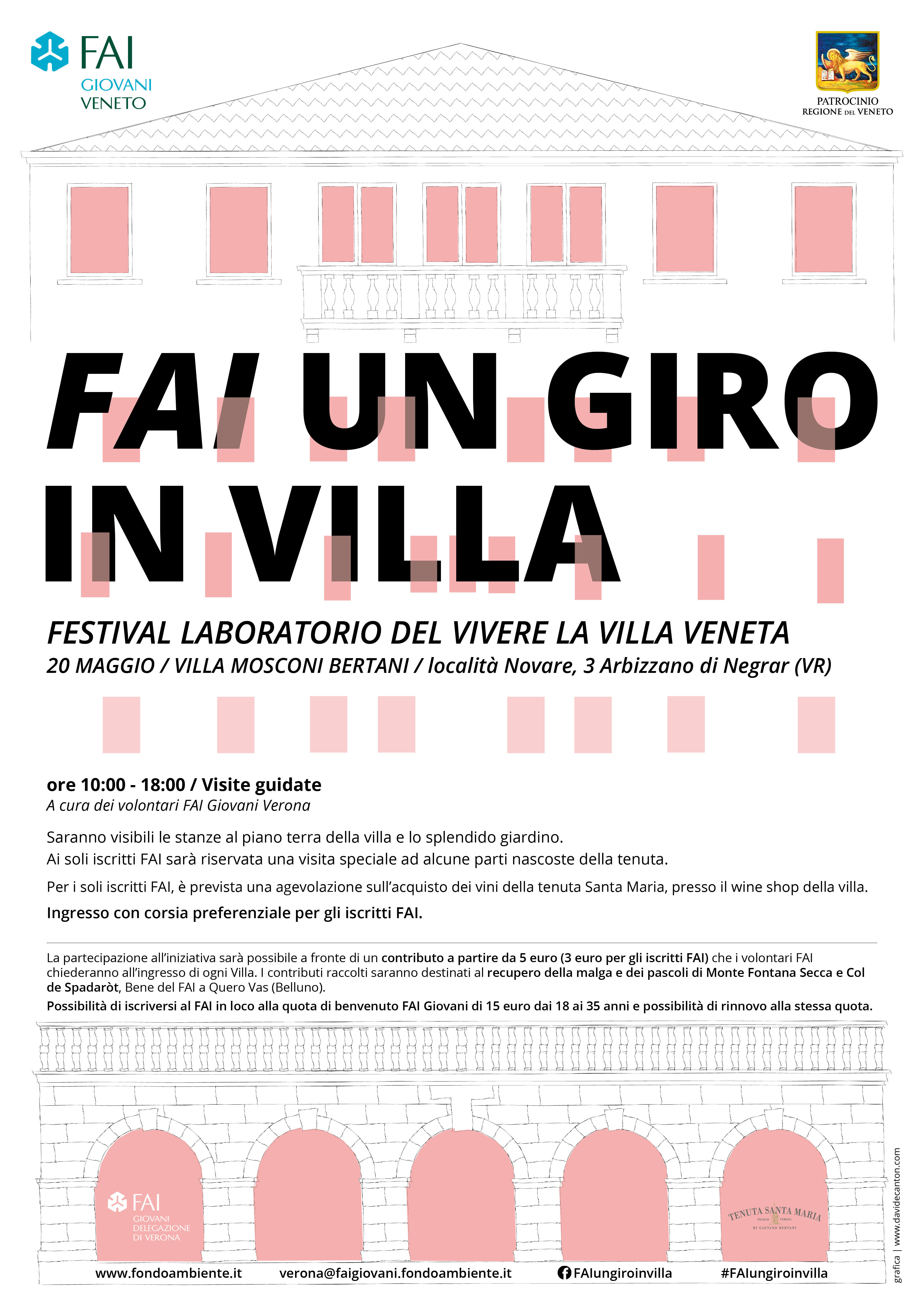 FAI un Giro in Villa Mosconi Bertani Domenica 20 maggio 2018